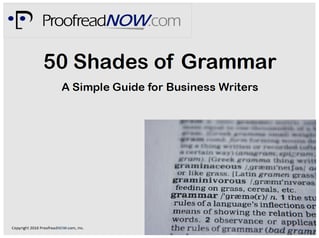 50 Shades of Grammar e-book cover page