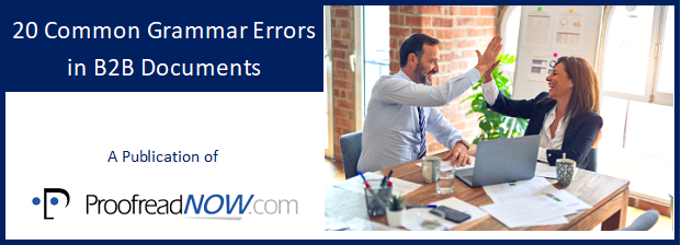 ebook 20 Common Grammar Errors in B2B Docs 2023